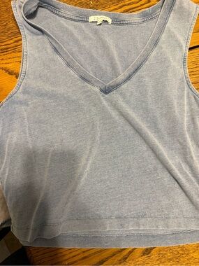 Z Supply Pale Blue V-Neck Tank